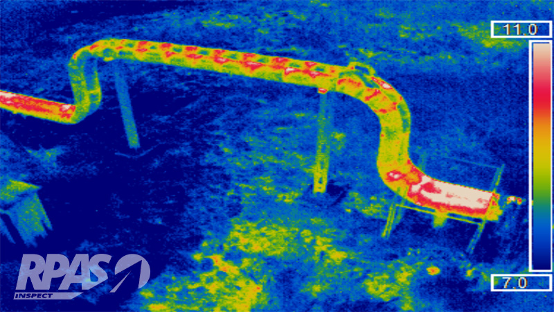 Inspekcja termowizyjna napowietrznej sieci cieplowniczej dronem - RPAS HUB - RPASinspect